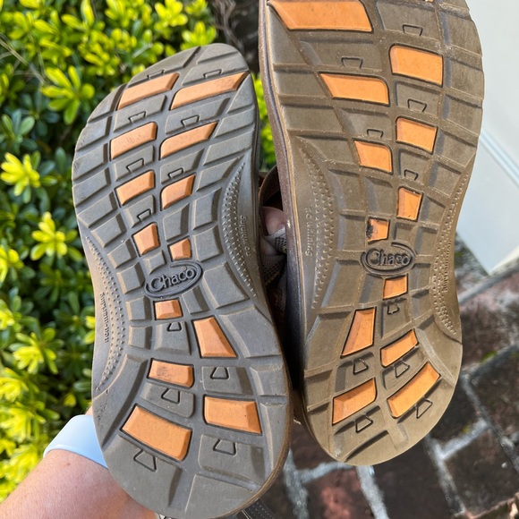 Chaco Tan & burnt orange sandals size 5 - Picture 5 of 6